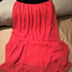 XL coral Lucy skirt